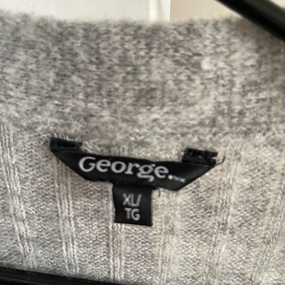 George Grey Ribbed Longline Open Cardigan - Picture 2 of 3
